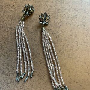 Elegant Bauble Bar Tassel Earrings